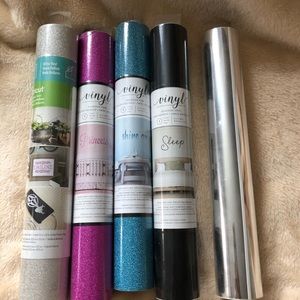 Cricut Vinyl 5 New Rolls